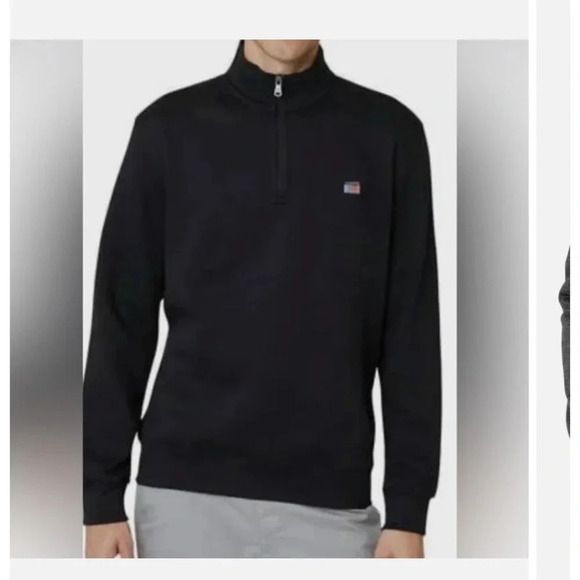 Chaps Other - Chaps blue fleece quarter zip sweatshirt size large mock neck